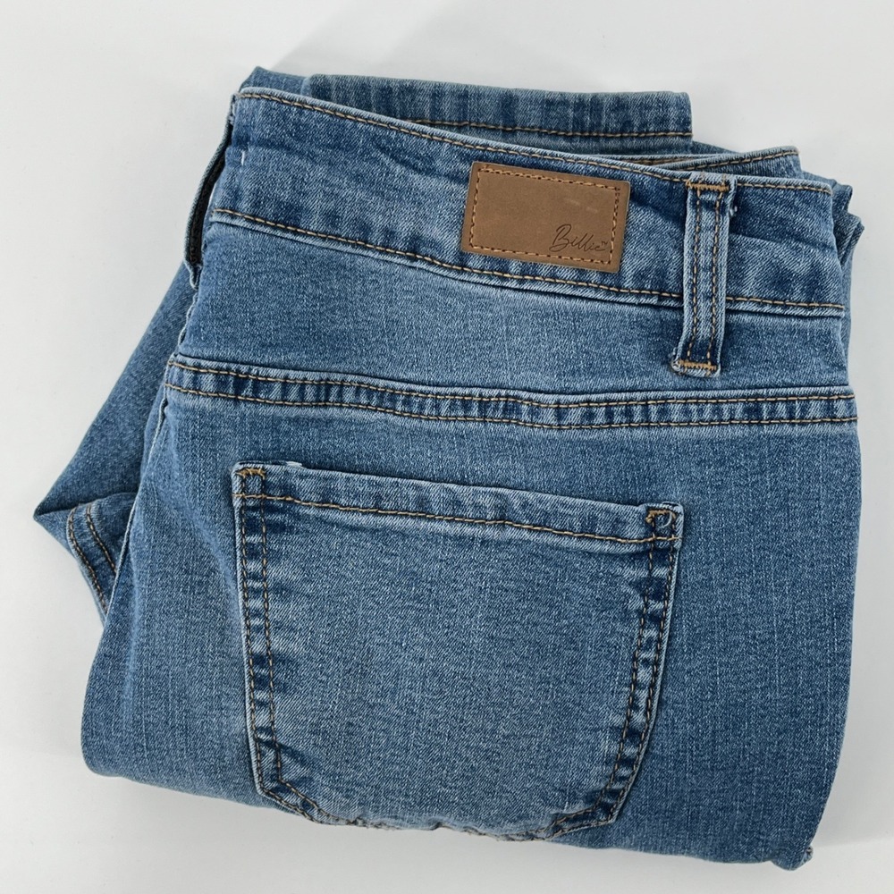 Billie Womens Medium Wash Skinny Jeans High Rise Petite 10P BPW8866